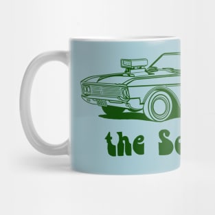 Green ink Somethings T-shirt design (what’s under the hood) Mug